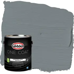 Glidden 193000969450 Coat 1 Gal. Garrison Gray/grey Eggshell Interior Paint With Primer