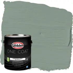 Glidden 193000970241 Coat 1 Gal. Birch Forest/green Flat Interior Paint With Primer