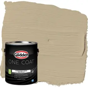 Glidden 193000970388 Coat 1 Gal. Rock Cliffs/beige Flat Interior Paint With Primer