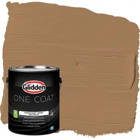 Glidden 193000970999 Coat 1 Gal. Cinnamon Crunch/brown Flat Interior Paint With Primer