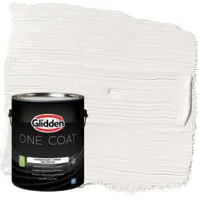 Glidden 193000971323 One Coat 1 Gal. Commercial White/white Semi-gloss Interior Paint With