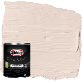 Glidden 193000972573 Coat 1 Quart Winter Peach/pink Eggshell Interior Paint With Primer