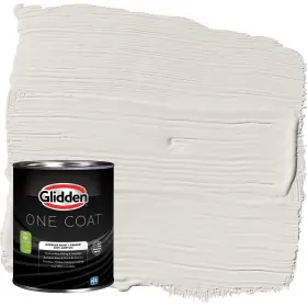 Glidden 193000974102 One Coat 1 Quart Shark/beige Semi-gloss Interior Paint With Primer