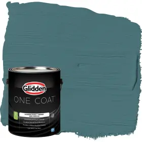 Glidden 196057442068 Coat 1 Gal. Vining Ivy/green Flat Interior Paint With Primer