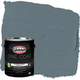 Glidden 196057447315 Coat 1 Gal. Night Rendezvous/blue Flat Interior Paint With Primer