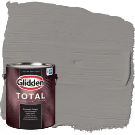 Glidden 196057540320 Total Exterior Paint And Primer All-in- Antique Silver/gray Flat 1 Gallon