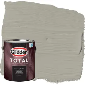 Glidden 196057545226 Total Exterior Paint And Primer All-in-one Hot Stone/greige Satin 1 Gal