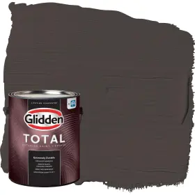 Glidden 196057545912 Total Exterior Paint And Primer All-in- Phantom Mist/black Satin 1 Gallon