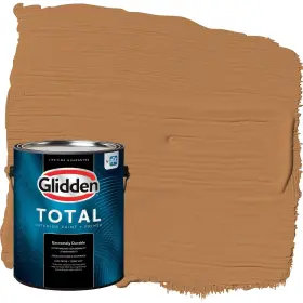 Glidden 196057634760 Total Interior Wall Paint And Primer All-in- Cowboy Hat/orange Eggshell 1 Ga