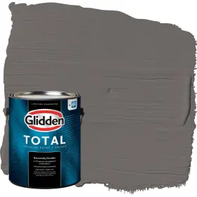 Glidden 196057635125 Total Interior Wall Paint And Primer All-in- Gibraltar Gray/gray Eggshell 1
