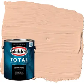 Glidden 196057636450 Total Interior Wall Paint And Primer All-in- Siesta/orange Eggshell 1 Gallon