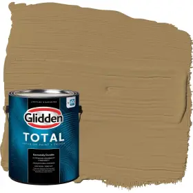 Glidden 196057636863 Total Interior Wall Paint And Primer All-in- Timber Beam/yellow Eggshell 1 G
