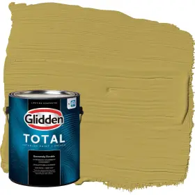 Glidden 196057637150 Total Interior Wall Paint And Primer All-in- Woolen Mittens/yellow-gre