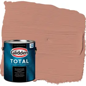 Glidden 196057638089 Total Interior Wall Paint And Primer All-in-one Copper Trail/orange F