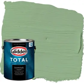 Glidden 196057639420 Total Interior Wall Paint And Primer All-in-one Pear Cactus/green Fla
