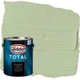 Glidden 196057639581 Total Interior Wall Paint And Primer All-in- Quaking Grass/green Flat 1 Gallon