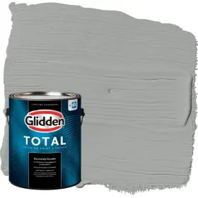 Glidden 196057640006 Total Interior Wall Paint And Primer All-in- Stepping Stone/gray Flat 1 Gallon
