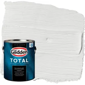 Glidden 196057640754 Total Interior Wall Paint And Primer All-in- Aria/white Semi-gloss 1 Gallon