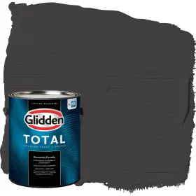 Glidden 196057640891 Total Interior Wall Paint And Primer All-in-one Black Magic/black Sem