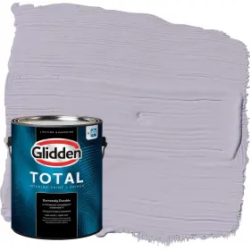Glidden 196057641324 Total Interior Wall Paint And Primer All-in- Cloudberry/purple Semi-gloss 1