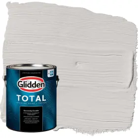 Glidden 196057641690 Total Interior Wall Paint And Primer All-in- Elusion/gray Semi-gloss 1 Gallon