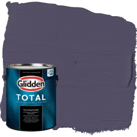 Glidden 196057642369 Total Interior Wall Paint And Primer All-in- Spell/purple Semi-gloss 1 Gallon