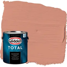 Glidden 196057642697 Total Interior Wall Paint And Primer All-in- Orange Essential/orange Semi-glo