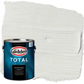 Glidden 196057643656 Total Interior Wall Paint And Primer All-in- Tundra Frost/gray Semi-gloss 1
