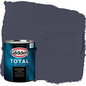 Glidden 196057728049 Total 1 Gal. Black Flame/purple Semi-gloss Interior Paint With Primer