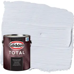 Glidden 196057731179 Total 1 Gal. Irradiant Iris/purple Semi-gloss Exterior Paint With Primer