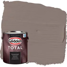 Glidden 196057731599 Total 1 Gal. Cinnamon Toast/brown Semi-gloss Exterior Paint With Primer