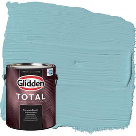 Glidden 396906 Ppg1150-4 Total 1 Gal. Kingston Aqua/aquablue Semigloss Exterior Paint With Primer
