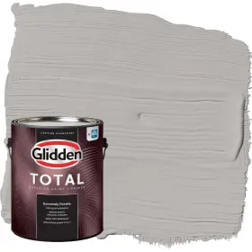 Ppg1002-4 Glidden 396912 Total Exterior Paint And Primer All-in-one Gray Marble/gray Satin 1 Gallon
