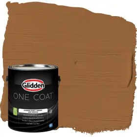 Ppg1082-7 Glidden 396930 Interior Paint Primer Brown/ginger One Coat Eggshell 1-gallon