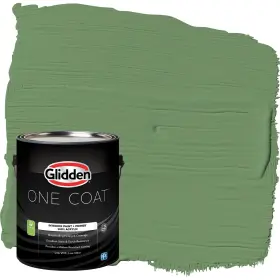Ppg1130-6 Glidden 396938 Interior Paint Primer Green /moss Ring One Coat Semi