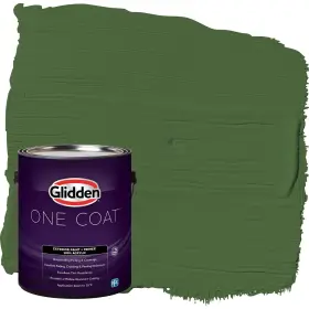 Ppg1130-7 Glidden 396957 Exterior Paint Primer Green/mountain Forest One Coat Semi-gloss 1-g