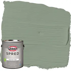 468050 Glidden Spred Grab-n-go Interior Wall Paint Farm Fresh Flat 1 Gallon