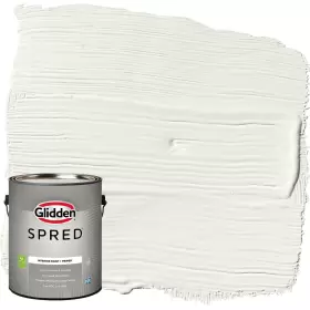 468166 Glidden Spred Grab-n-go Interior Wall Paint White Flat 1 Gallon