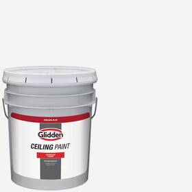 Glidden Ceiling 445053730765 5 Gal. High-hiding White Interior Dead-flat Paint