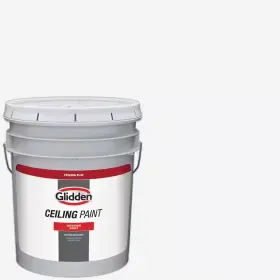 Glidden Ceiling 445053730765 5 Gal. High-hiding White Interior Dead-flat Paint