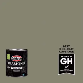Ppg1031-5 Glidden Diamond 313093687691 1 Quart Seaweed Wrap Eggshell Interior Paint With Primer