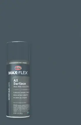 Gmf1013 Glidden 5-pack Max Flex 12oz Satin Victory Blue Int/ext Spray Paint And Primer