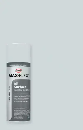 Gmf1017 Glidden 2pack Max Flex 12oz Satin Cool Gray Int/ext Spray Paint Primer