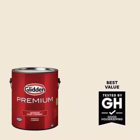 Glidden Premium 445041923995 1 Gal. Parchment Paper Ppg1095-1 Satin Interior Latex Paint