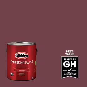 Glidden Premium 711181547818 1 Gal. Ppg1049-7 Red Wine Flat Interior Latex Paint