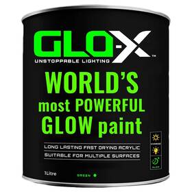 Glo-x 351694000090 Glow In The Dark Spray Paint - Make Indoor And Outdoor Halloween Decorations