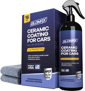 Glomax 313040166101 Ceramic Coating For Cars 16 Oz. - Hydrophobic Car Wax Spray With Added