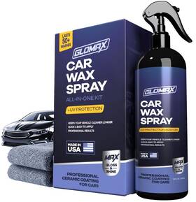 Glomax Gm-101 Car Wax Spray And Ceramic Coating For Cars With Added Uv Protection 16 Oz -