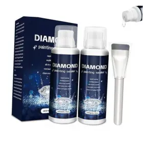 Grlelou 781108395112 Diamond Painting Sealer Updated 5d Art Glue With 400ml Silver