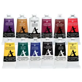 Grumbacher 194447061226 Academy Professional Acrylic Paint Set Of 12 90ml Multi ... Fast Ship